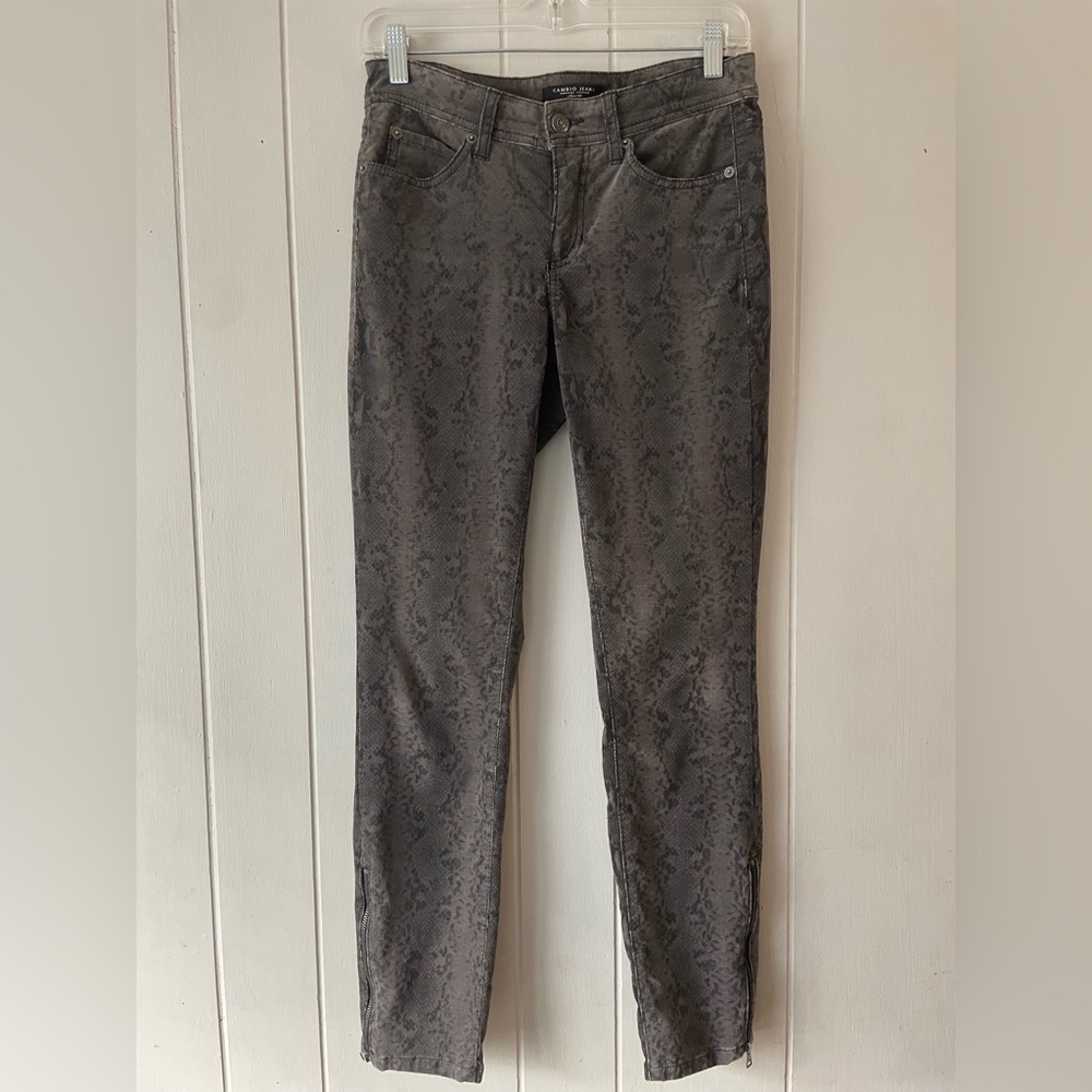 Cambio Ladies Pants Jeans Pants Parla Grey Black Vintage Edition